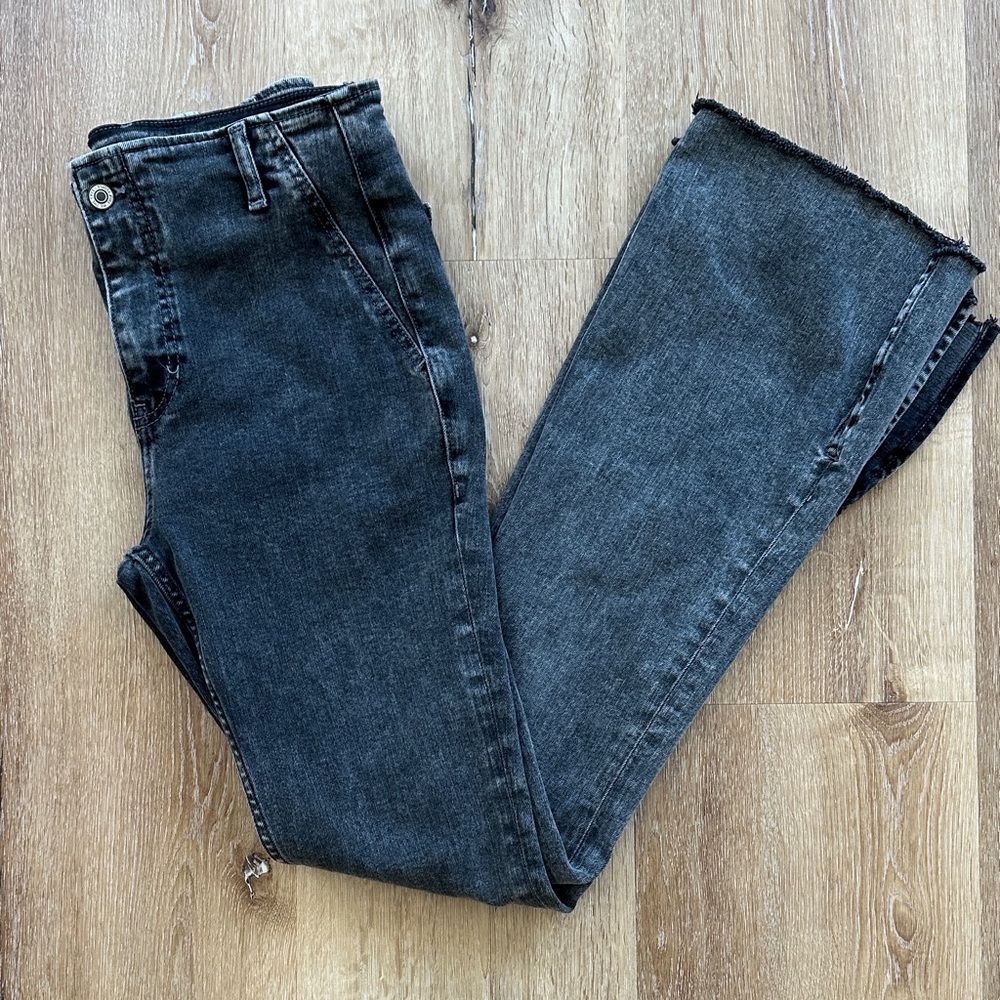 Free People Black Bootcut Jeans